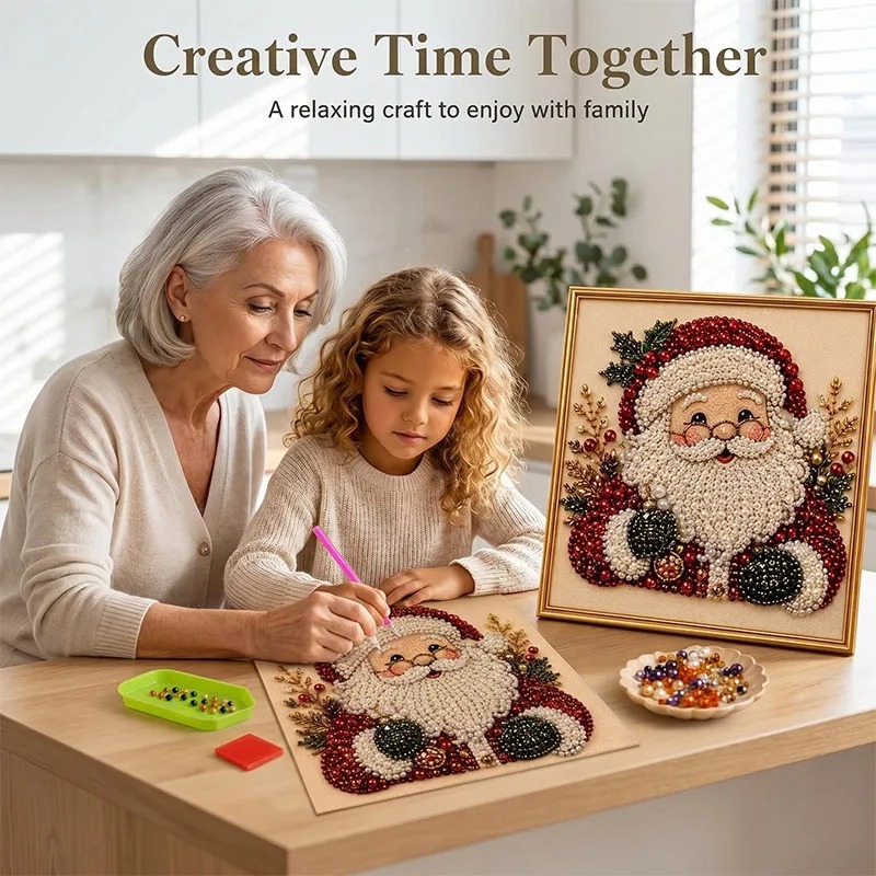 Christmas Pearl Diamond Painti - Resin Art Work ulasan dan harga