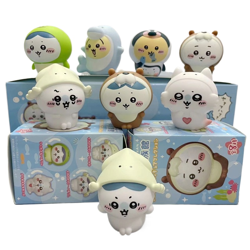 8pcs/Box Kawaii Chiikawa Aquar - Resin Art Case ulasan dan harga