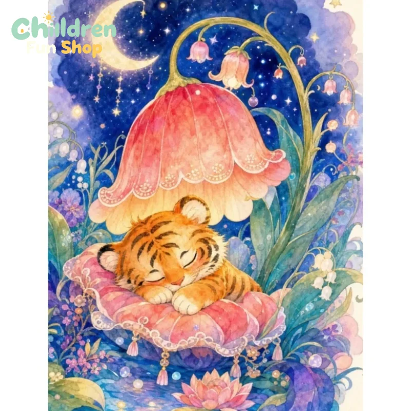 Diamond Painting Sleeping Baby - Resin Art Baby ulasan dan harga