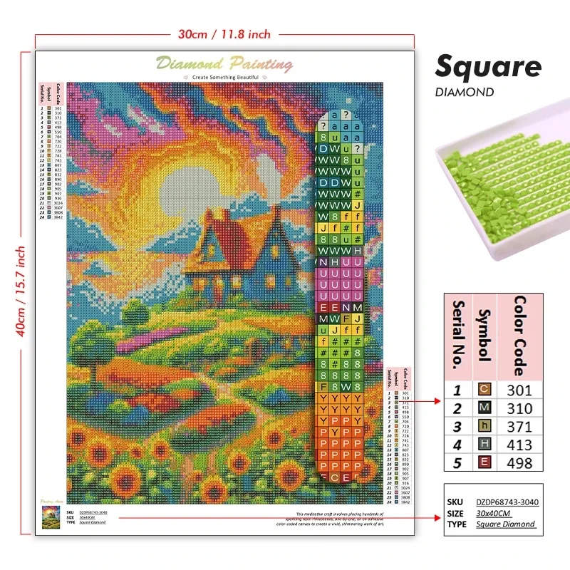 Diamond Painting Sleeping Baby - Resin Art Baby ulasan dan harga