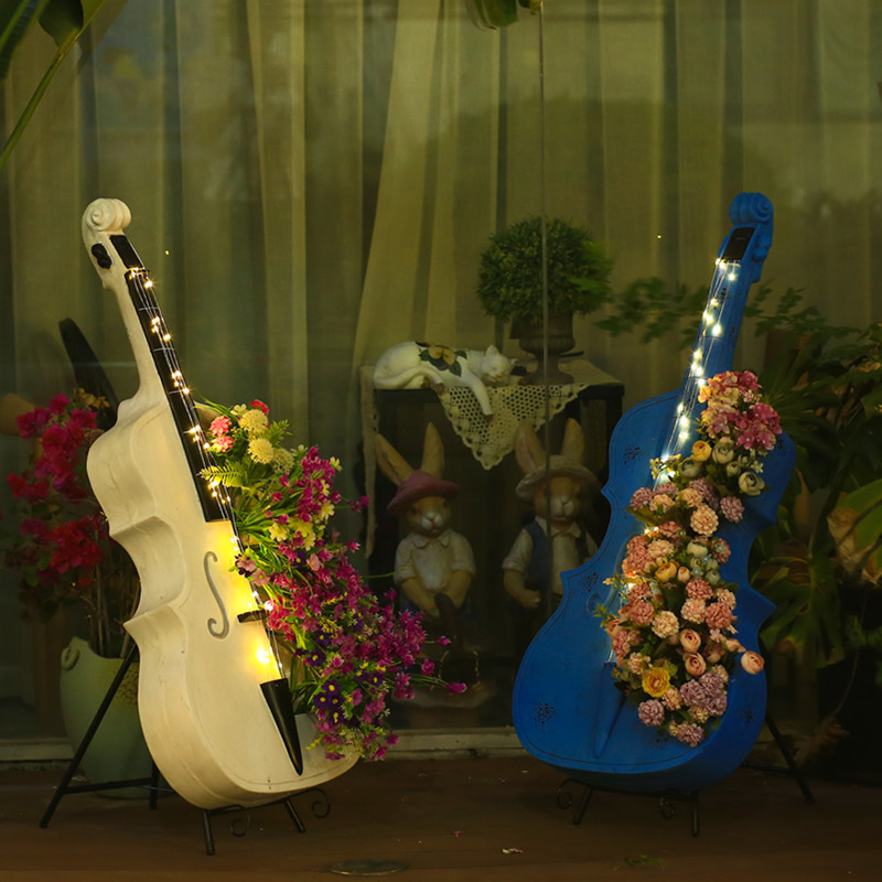 Cello-Shaped Garden Statue Lar - Resin Art Wedding Gift ulasan dan harga