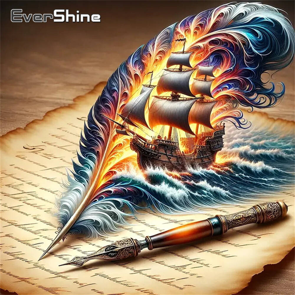 Evershine Full Square Round Di - Resin Art Wallpaper ulasan dan harga