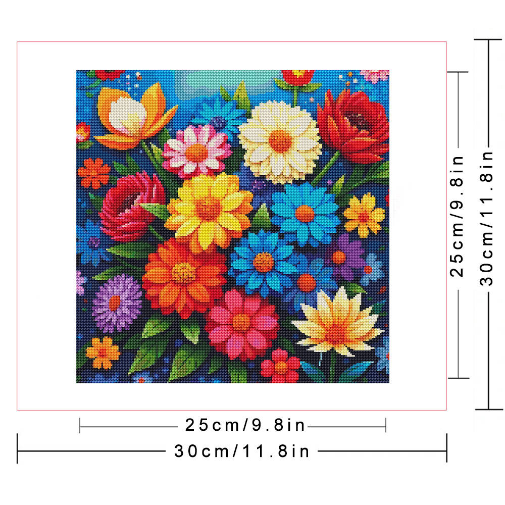 Huacan Diamond Art Mosaic Kits - Resin Art Wallpaper ulasan dan harga