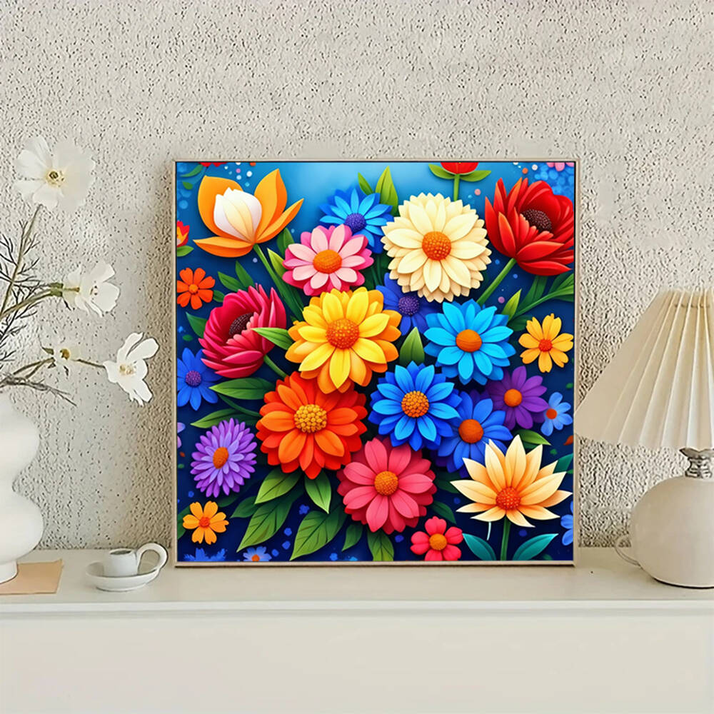 Huacan Diamond Art Mosaic Kits - Resin Art Wallpaper ulasan dan harga